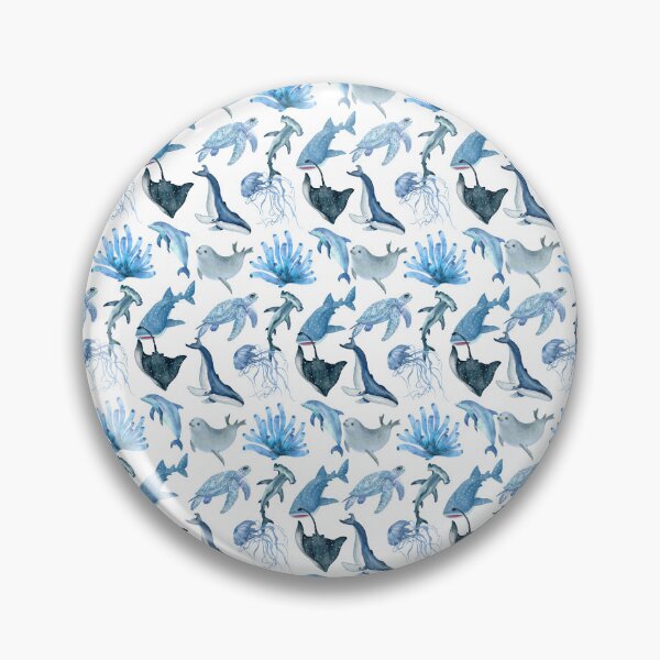 Item preview, Ocean animals pattern (big) designed and sold by L0tteKar0tte.