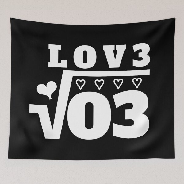 Item preview, Funny Romantic B&W Valentine Day LOVE Formula. designed and sold by Giulivo Store Graphic.