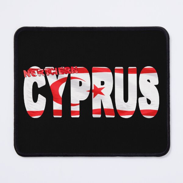 Item preview, NORTHERN CYPRUS - Flag Flying in Wind cut to Letters Souvenir Sticker Shirt designed and sold by Adam Gormley.