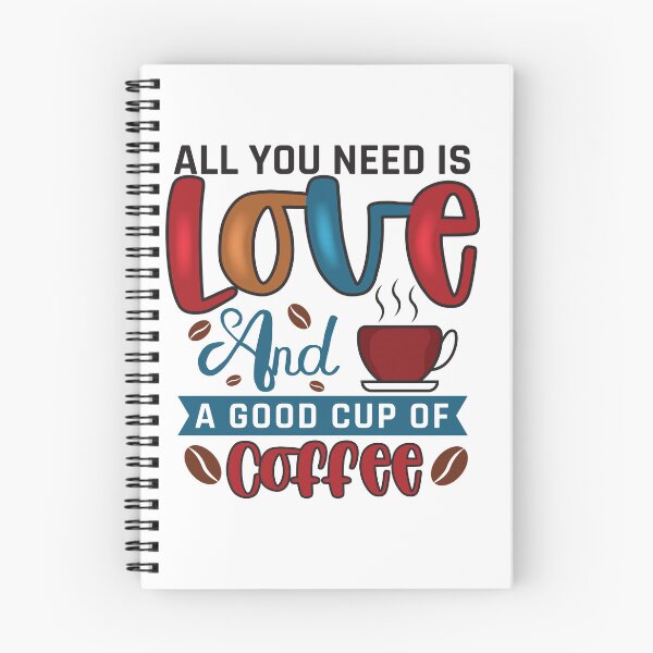 Item preview, "Love and Coffee" Minimalist Typography T-Shirt for Caffeine Lovers and Romantics designed and sold by ChameraDesign.