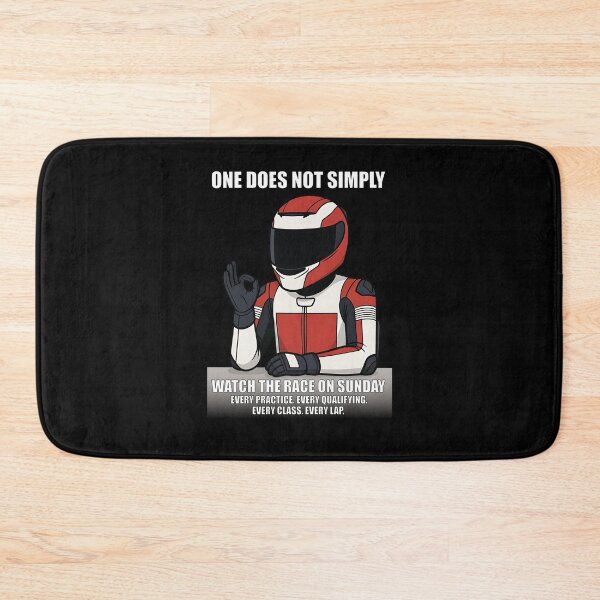 Item preview, One Does Not Simply Watch on Sunday | MotoGP & F1 Race Weekend Meme designed and sold by Fan Art Station .
