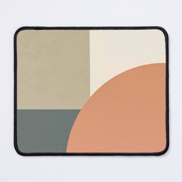 Item preview, Nordic Horizon: Mid-Century Modern Geometric Abstract with Oversized Circle designed and sold by Cozyartsss.