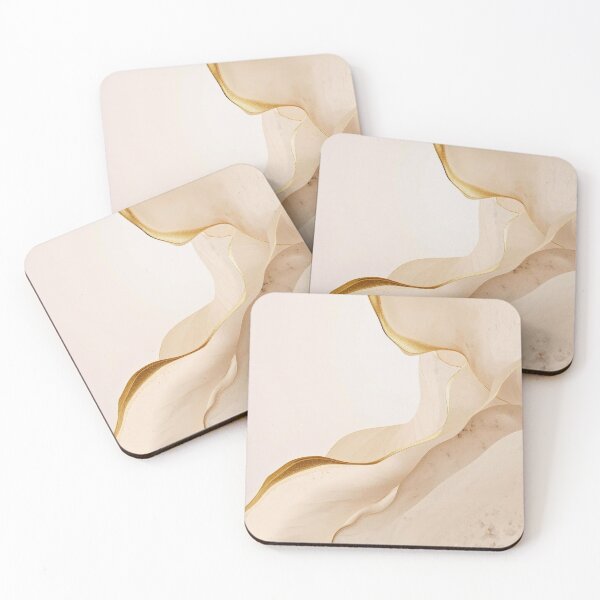 Item preview, Golden Vein: Luxury Fluid Abstract with Gold Leaf Accents designed and sold by Cozyartsss.