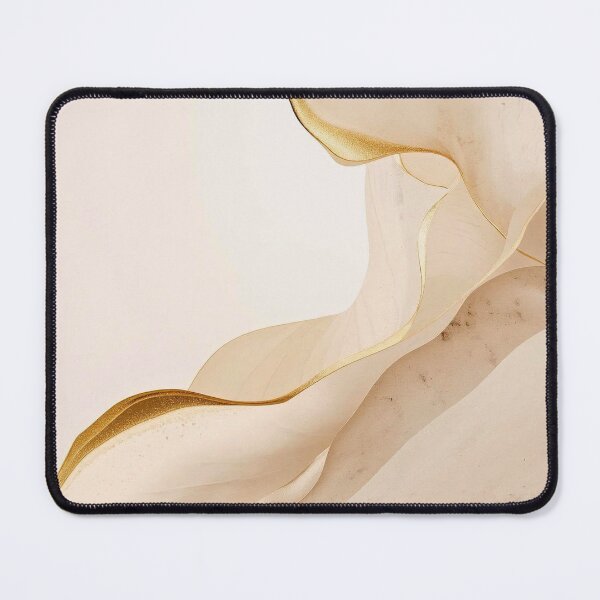 Item preview, Golden Vein: Luxury Fluid Abstract with Gold Leaf Accents designed and sold by Cozyartsss.