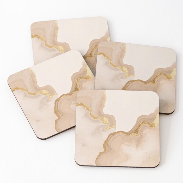Item preview, Luxury Fluid Abstract with Shimmering Gold Accents designed and sold by Cozyartsss.