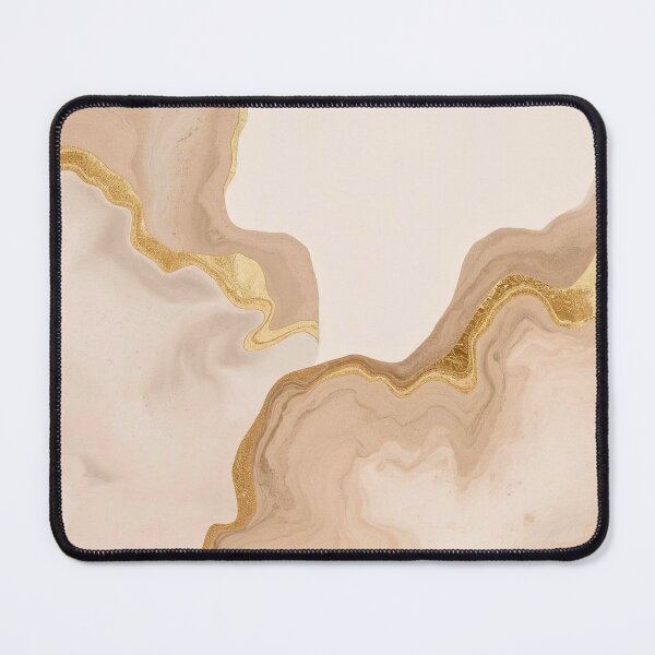 Item preview, Luxury Fluid Abstract with Shimmering Gold Accents designed and sold by Cozyartsss.