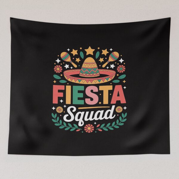 Item preview, Fiesta Squad Cinco De Mayo Mexican Party For Men Women Kids designed and sold by rutimenta.
