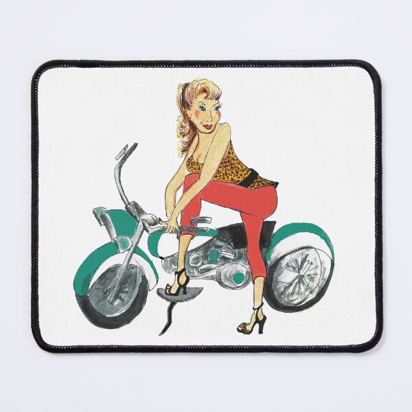 Item preview, Retro Biker Chick designed and sold by Annie18c.