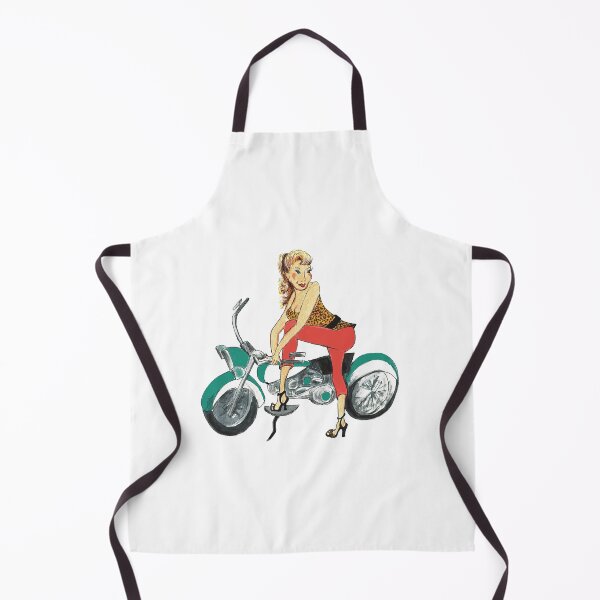 Item preview, Retro Biker Chick designed and sold by Annie18c.