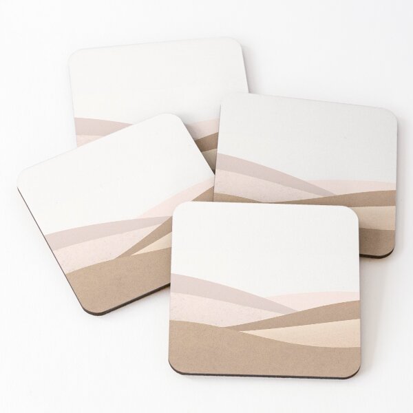 Item preview, Sands of Serenity: High-Key Minimalist Desert Horizon Abstract designed and sold by Cozyartsss.