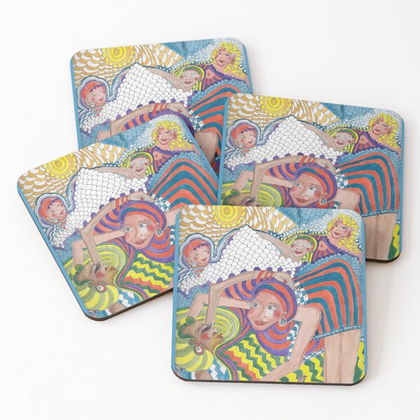 Item preview, Bright Colourful Ladies designed and sold by Annie18c.