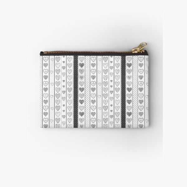 Item preview, Heartstripe – Sketchy Love & Monochrome Flow designed and sold by PatternFlux.