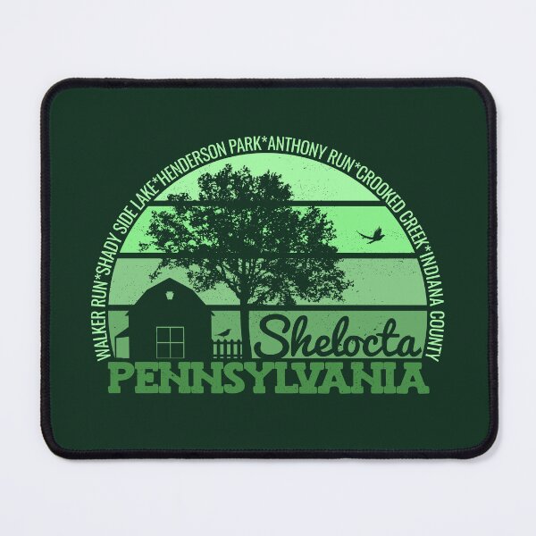 Item preview, Shelocta Pennsylvania Sunset Retro Vintage Local Pride Logo designed and sold by CRHPOD20.