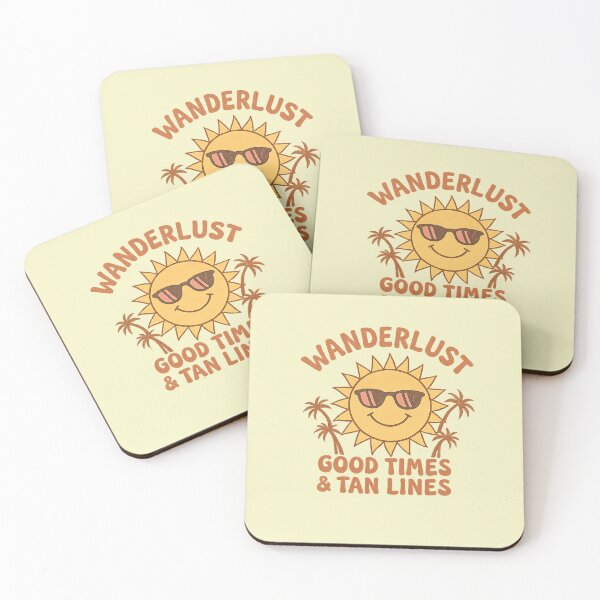 Item preview, wanderlust good times and tan lines designed and sold by LuloCreative.