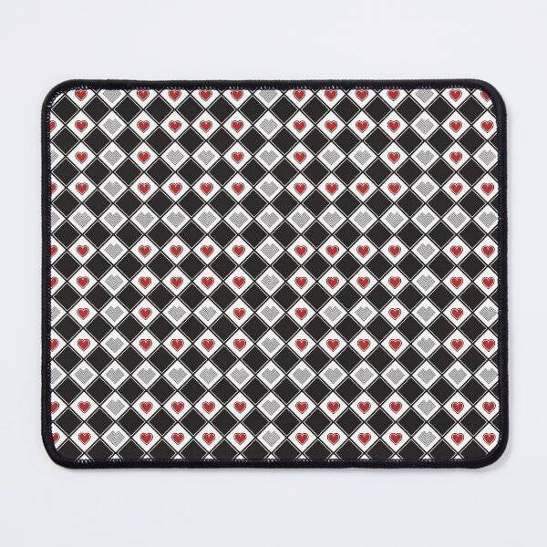 Item preview, Heart Gridlock – Diamonds, Texture & Love Contrast designed and sold by PatternFlux.