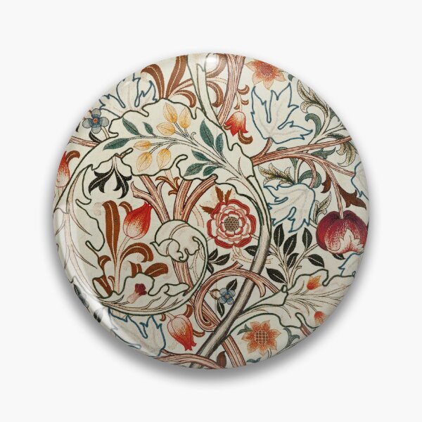 Item preview, Acanthus Portiere | Vintage Arts & Crafts Floral Pattern Art designed and sold by TheAbayArt.