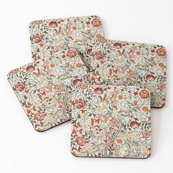 Item preview, Acanthus Portiere | Vintage Arts & Crafts Floral Pattern Art designed and sold by TheAbayArt.