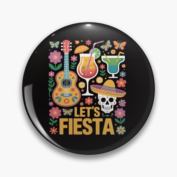 Item preview,  Cinco De Mayo Let's Fiesta Sombrero Hat Guitar Men designed and sold by HesterFoley.