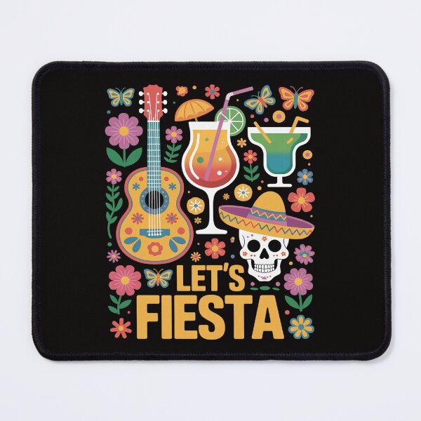 Item preview,  Cinco De Mayo Let's Fiesta Sombrero Hat Guitar Men designed and sold by HesterFoley.