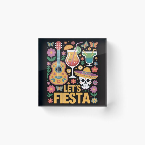 Item preview,  Cinco De Mayo Let's Fiesta Sombrero Hat Guitar Men designed and sold by HesterFoley.