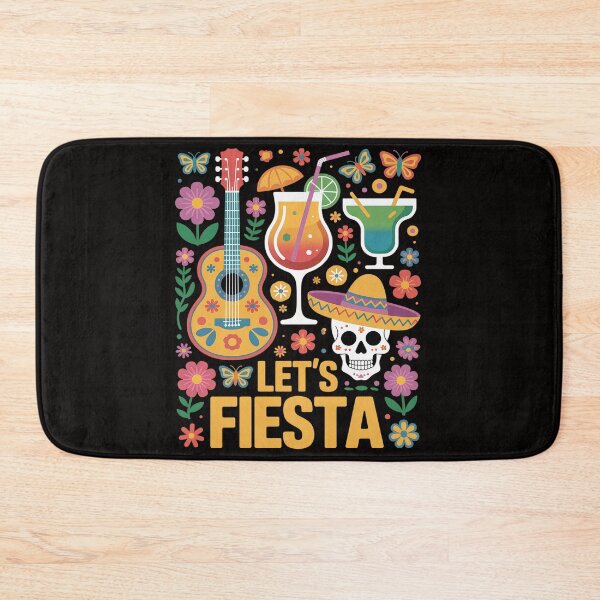 Item preview,  Cinco De Mayo Let's Fiesta Sombrero Hat Guitar Men designed and sold by HesterFoley.