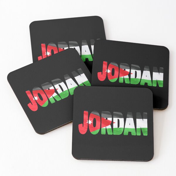 Item preview, JORDAN - Flag Flying in Wind cut to Letters Souvenir Sticker Shirt designed and sold by Adam Gormley.