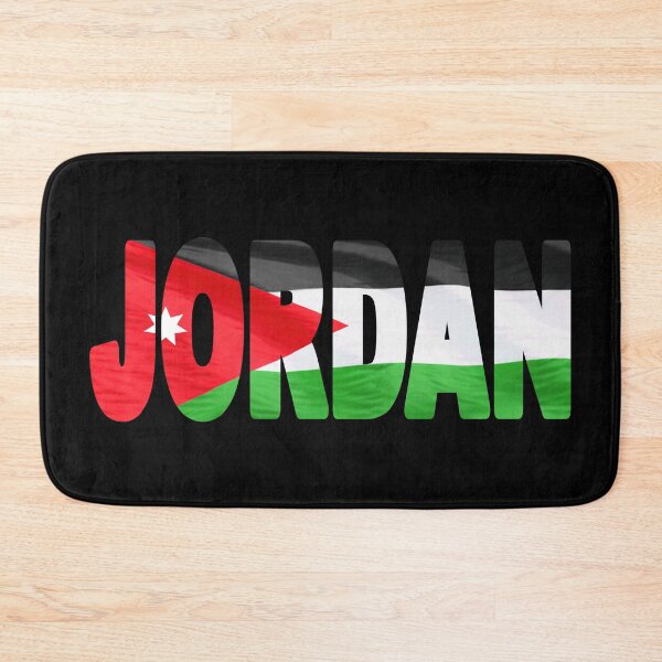 Item preview, JORDAN - Flag Flying in Wind cut to Letters Souvenir Sticker Shirt designed and sold by Adam Gormley.