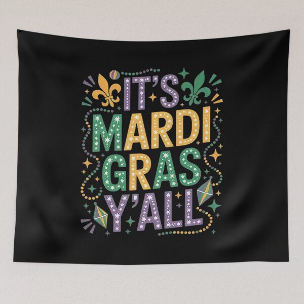 Item preview, It's Mardi Gras Y'all Happy Mardi Gras 2026 Matching Party designed and sold by AmandasHastie.