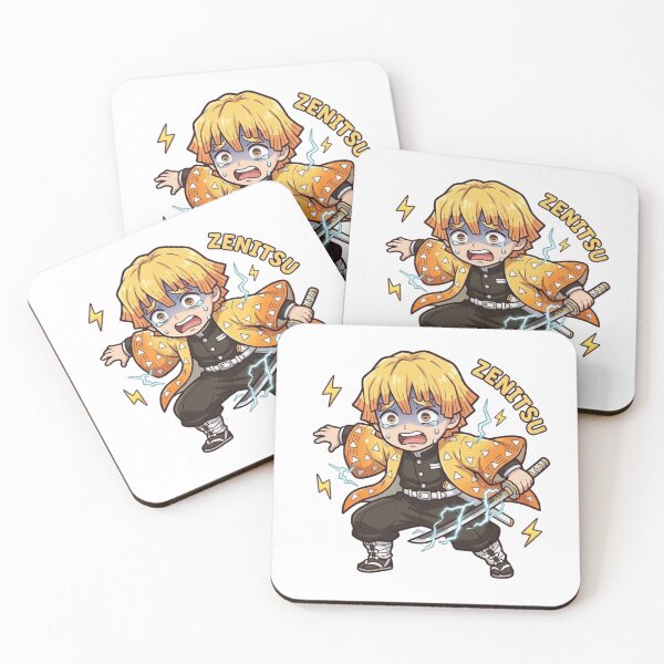 Item preview, Zenitsu Chibi Demon Slayer Anime Lightning Art designed and sold by Innova_Creations.