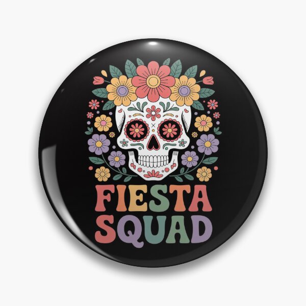 Item preview, Cinco de Mayo Fiesta Squad Sugar Skull designed and sold by MatthewJordas.