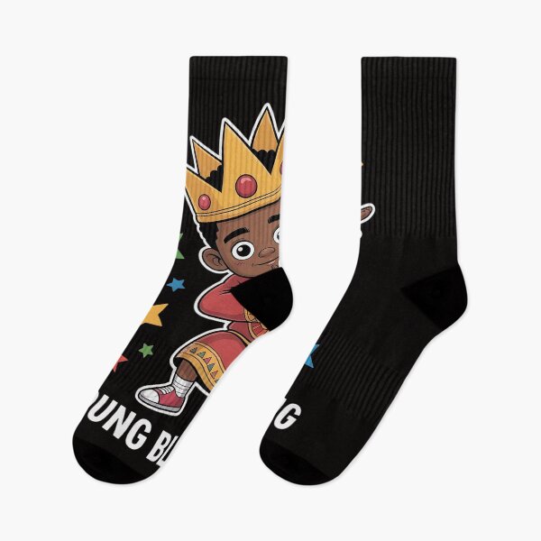 Item preview, Young Black King Dabbing Crown Dashiki Kente History Month designed and sold by HesterFoley.