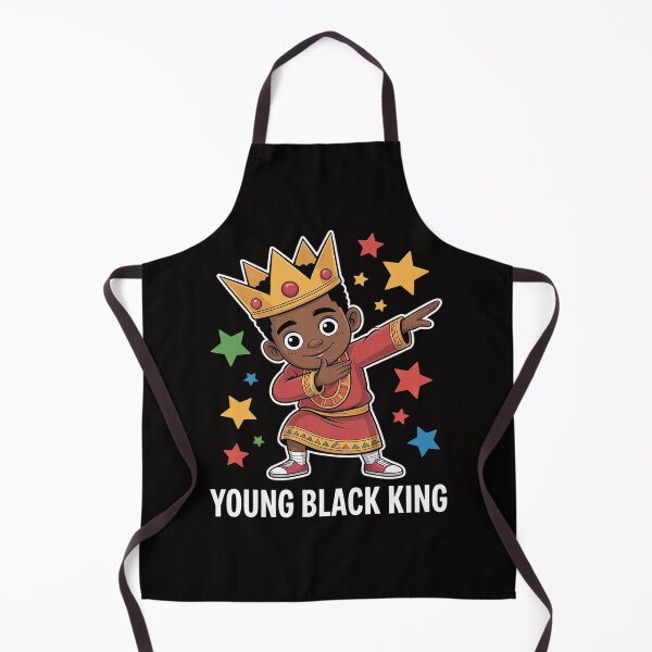 Item preview, Young Black King Dabbing Crown Dashiki Kente History Month designed and sold by HesterFoley.