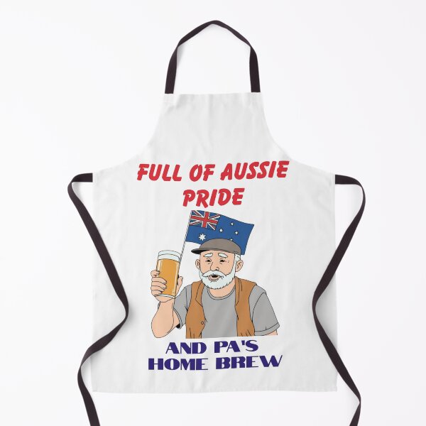 Item preview, Full of Aussie Pride & Pa’s Home Brew – Funny Australia Day Shirt designed and sold by Hintotees.
