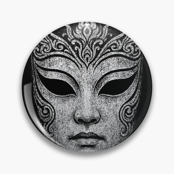 Item preview, Chinese Opera Mask - Dark Oriental Symbolic Art designed and sold by Mortisigil.