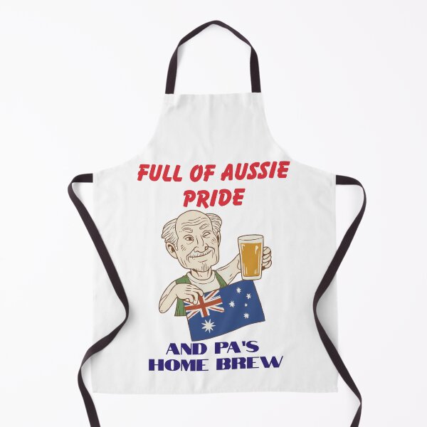 Item preview, Full of Aussie Pride & Pa’s Home Brew – Funny Australia Day Shirt designed and sold by Hintotees.