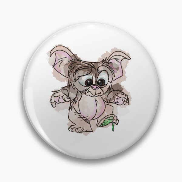 Item preview, Gizmo sketched watercolor cartoon designed and sold by Addy's Art Corner.