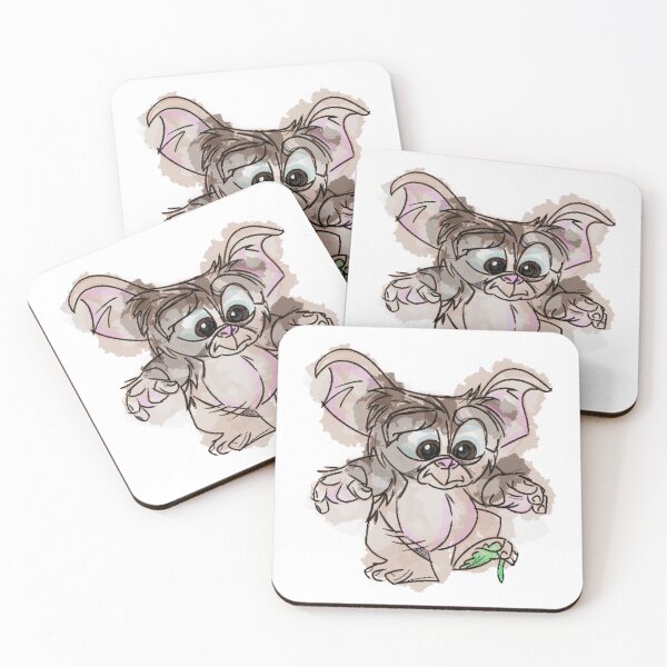 Item preview, Gizmo sketched watercolor cartoon designed and sold by Addy's Art Corner.