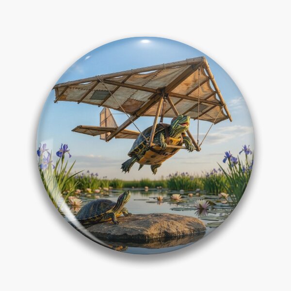 Item preview, Audacious Turtle Takes Flight designed and sold by Tridentulus.