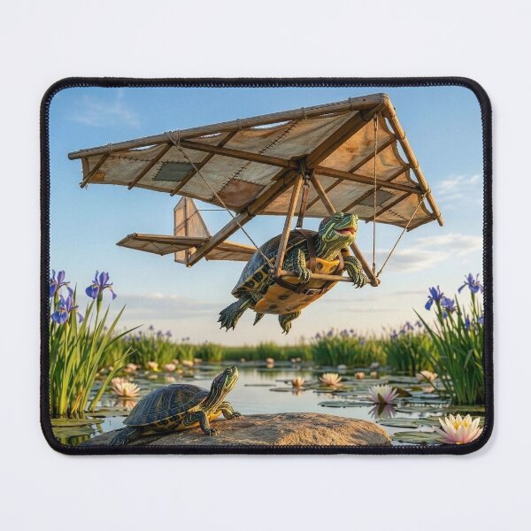 Item preview, Audacious Turtle Takes Flight designed and sold by Tridentulus.