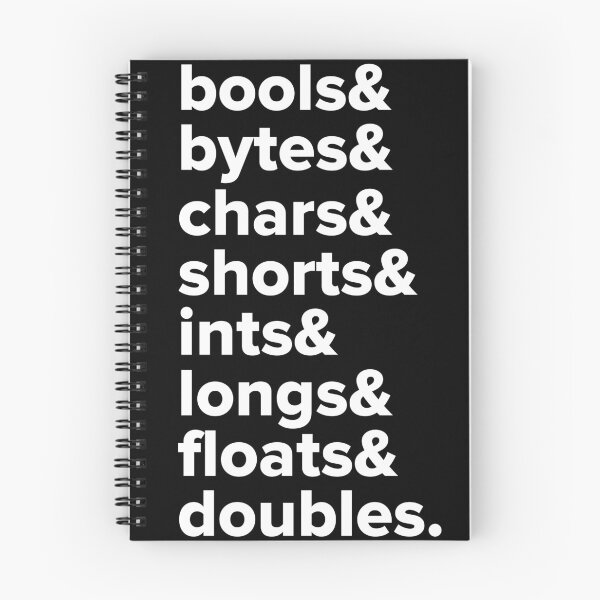 Item preview, Primitive Data Types - White designed and sold by adree.
