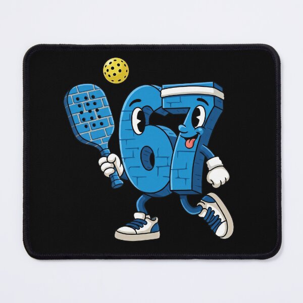 Item preview, Pickleball Number 67 Six Seven Cartoon Character designed and sold by LashondaGreen89.