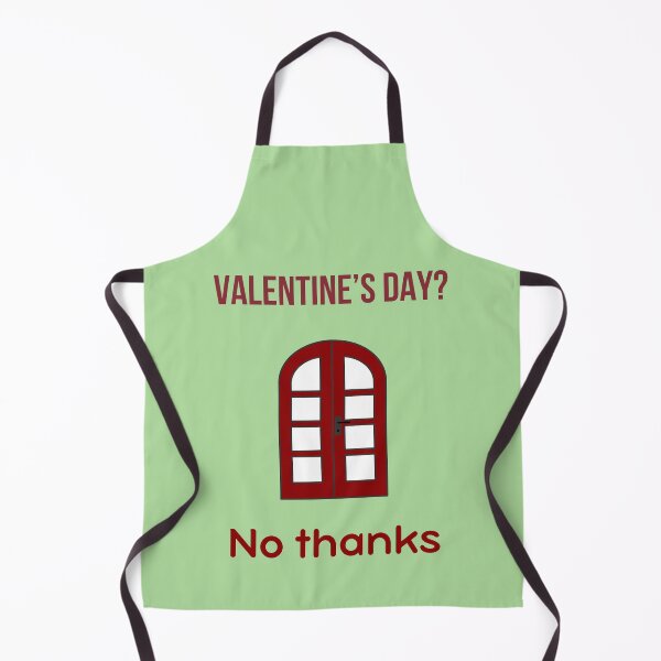 Item preview, Valentine's Day? No Thanks – Closed Door Anti-Valentine Funny Design designed and sold by GOTCHO1.