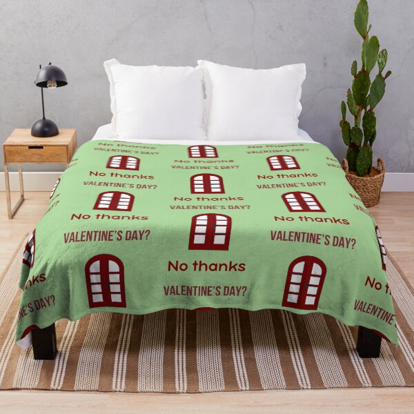 Item preview, Valentine's Day? No Thanks – Closed Door Anti-Valentine Funny Design designed and sold by GOTCHO1.