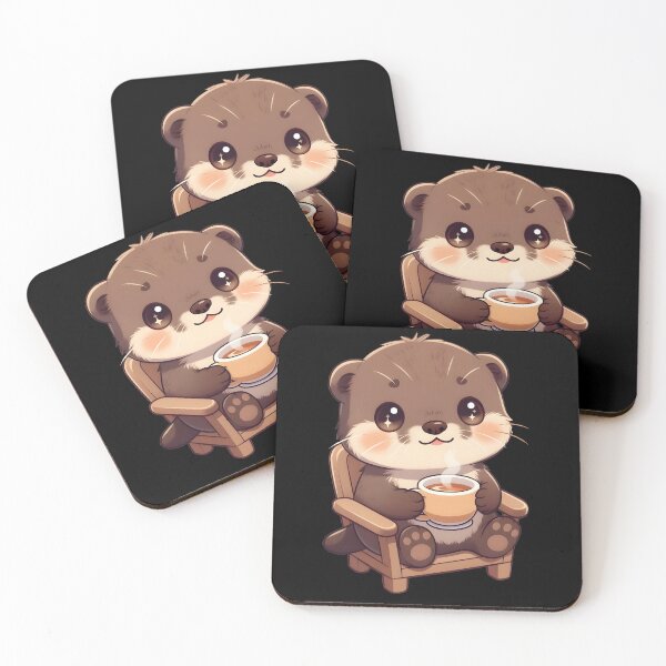 Item preview, Cozy Otter Tea Moment designed and sold by Clauxel.