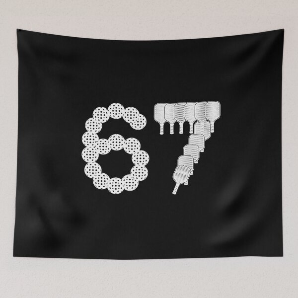 Item preview, Pickleball 67 Six Seven Made of Balls and Paddles designed and sold by LashondaGreen89.