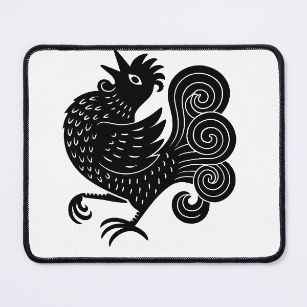 Item preview, Tribal Rooster Art designed and sold by BlackSigilCo.
