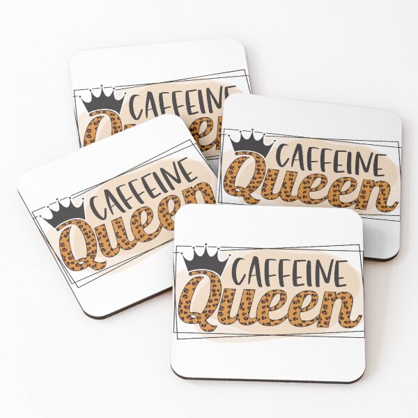 Item preview, Caffeine Queen Vintage Regal Aesthetic T-Shirt for Coffee Loving Women and Morning Bosses designed and sold by ChameraDesign.