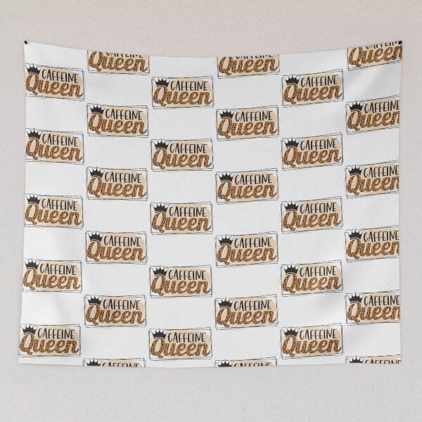 Item preview, Caffeine Queen Vintage Regal Aesthetic T-Shirt for Coffee Loving Women and Morning Bosses designed and sold by ChameraDesign.