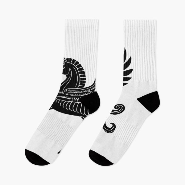 Item preview, Mythical Winged Horse Minimalist Illustration designed and sold by BlackSigilCo.