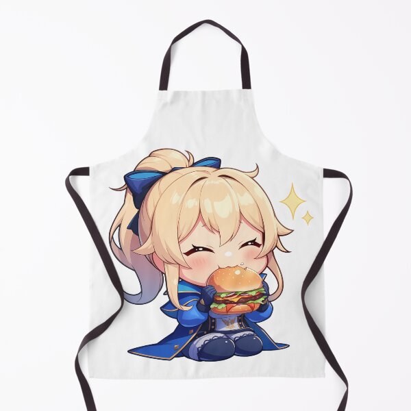 Item preview, Game Jean Genshin Impact Anime Chibi Kawaii Burger Blonde Hair Waifu Cute designed and sold by mildaclairmo.